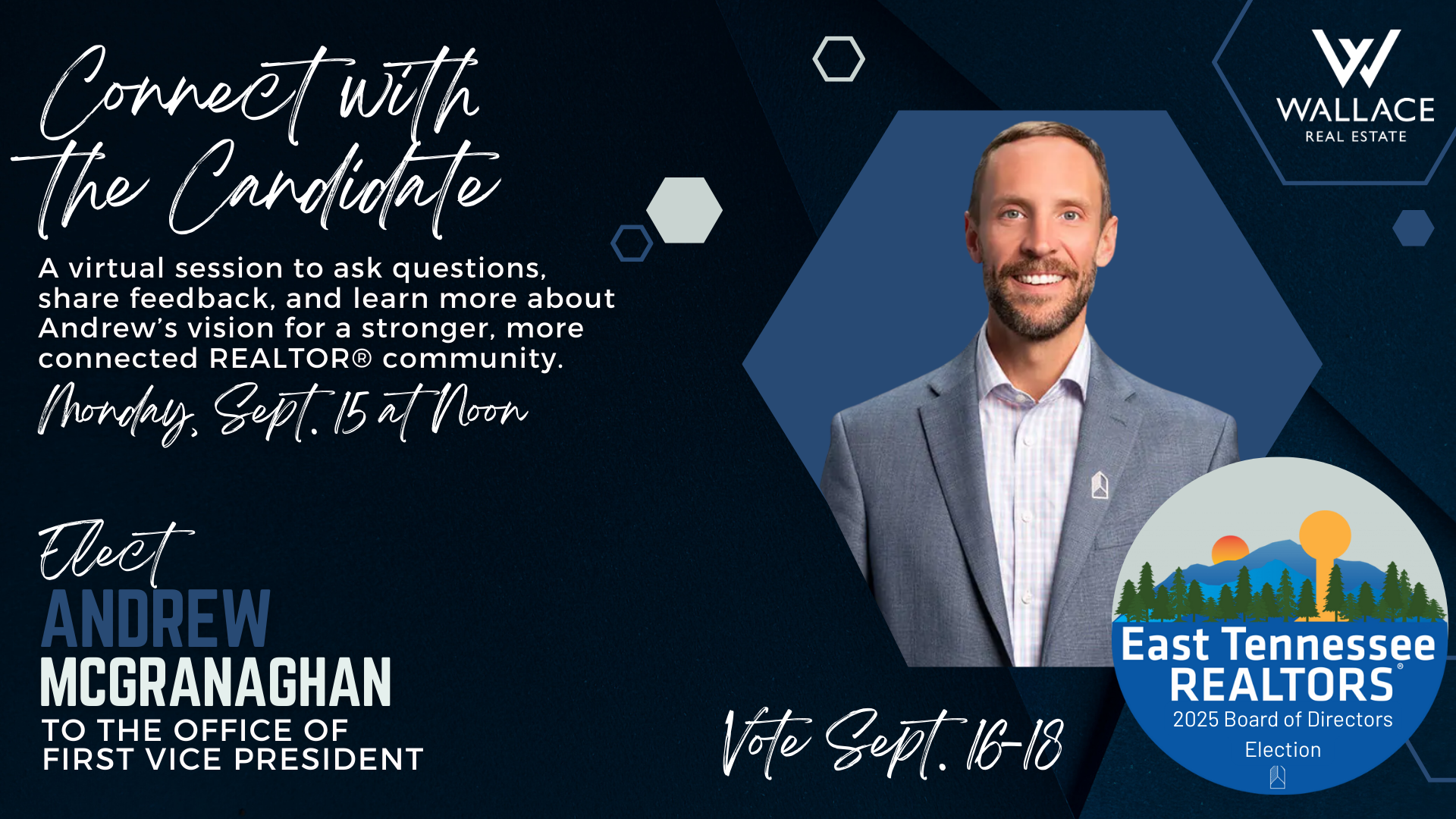 Connect with the Candidate | Andrew McGranaghan for First Vice President